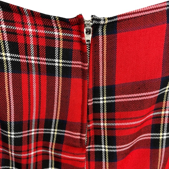 Y2k Super Low Fat Plaid Mini Skirt S - Picture 4 of 6